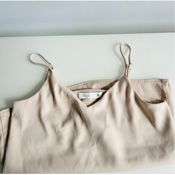 Oak+fort see thru blouse + camisole, elasticated cuff, size S - Picture 9 of 9